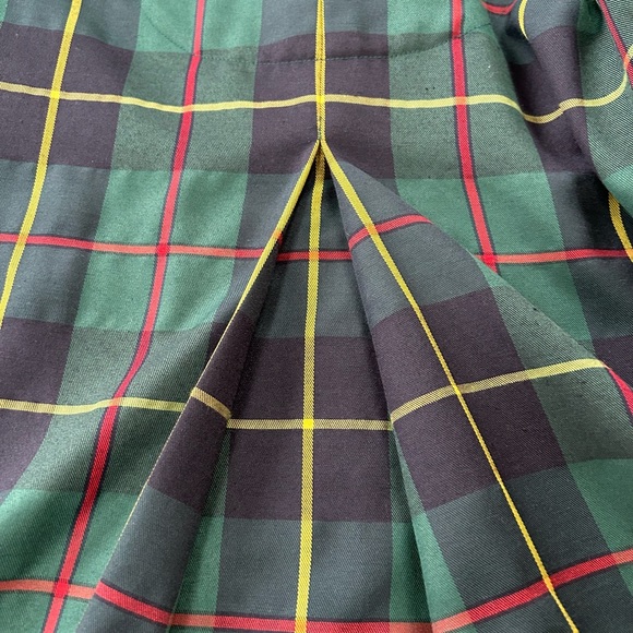 Gretchen Scott green Plaidly Cooper style blouse.  Large.  Juliette style. - Picture 12 of 13